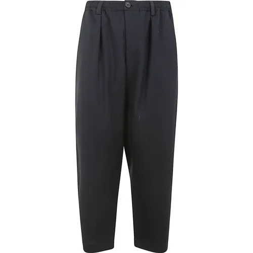 Blublack Trousers , male, Sizes: XL, L, XS, S - Marni - Modalova