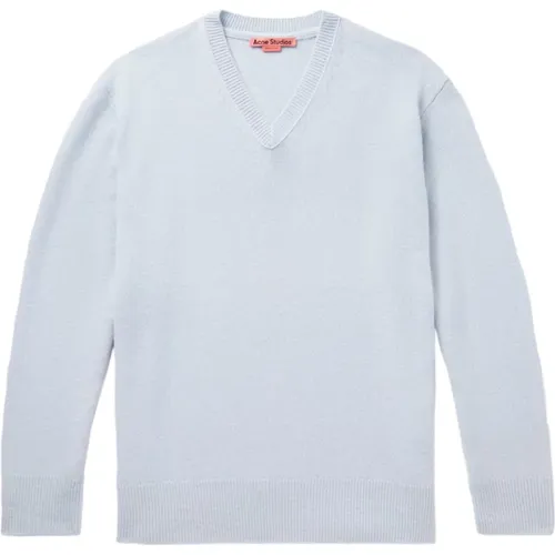 Dusty Wool/Cashmere Sweater , Herren, Größe: XL - Acne Studios - Modalova