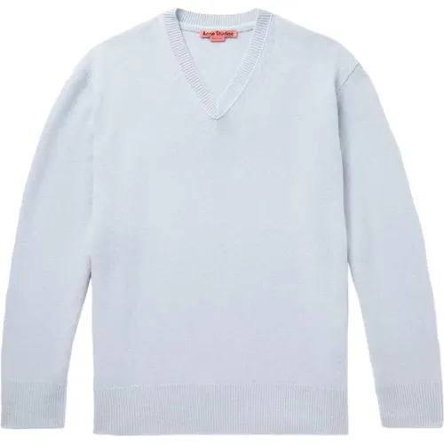 Dusty Wool/Cashmere Sweater - Acne Studios - Modalova