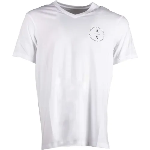 T-Shirt , Herren, Größe: XL - Armani Exchange - Modalova