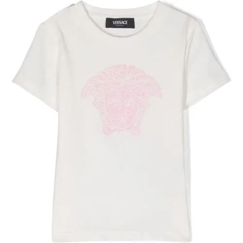 Kinder T-Shirts und Polos mit Medusa Head Print - Versace - Modalova