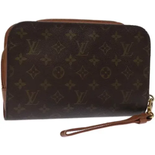 Pre-owned Canvas clutches , female, Sizes: ONE SIZE - Louis Vuitton Vintage - Modalova