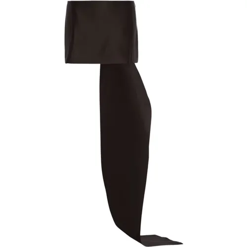 Short Silk Skirt , female, Sizes: S - Prada - Modalova