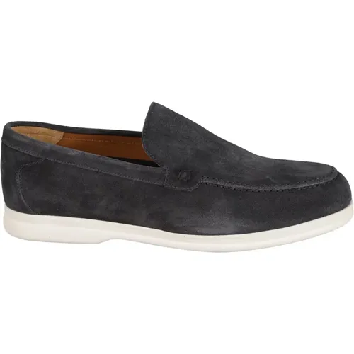 Men's Shoes Loafer Notte Fdo Bianco Ss24 , male, Sizes: 8 UK, 8 1/2 UK, 7 1/2 UK - Doucal's - Modalova