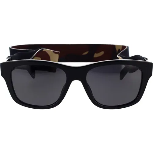 Geometric Impact Sunglasses with Removable Strap , unisex, Sizes: 55 MM - Celine - Modalova