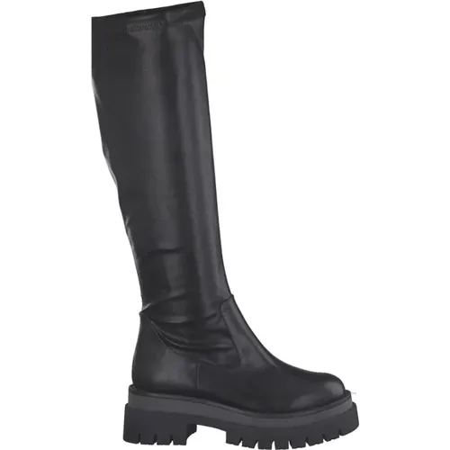 Schwarze Casual Ankle Boots Damen , Damen, Größe: 36 EU - marco tozzi - Modalova