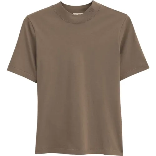 Basic T-Shirt mit Mock Neck , Damen, Größe: L - Filippa K - Modalova