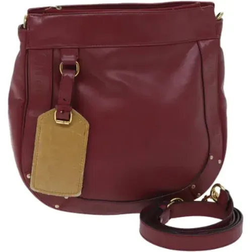 Pre-owned Leder Schultertasche , Damen, Größe: ONE Size - Chloé Pre-owned - Modalova