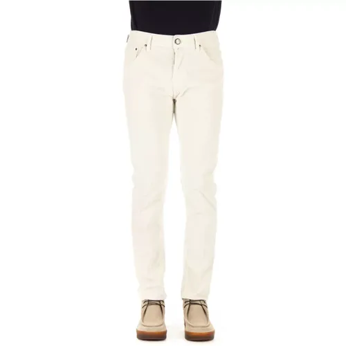 Luxurious 5-Pocket Jeans in Cream , male, Sizes: W31, W37, W35 - Jacob Cohën - Modalova
