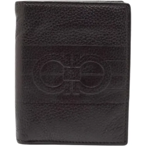 Pre-owned Leather wallets , female, Sizes: ONE SIZE - Salvatore Ferragamo Pre-owned - Modalova