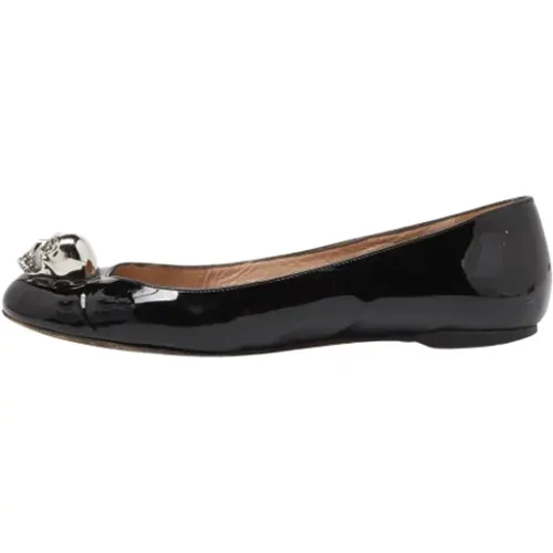 Pre-owned Leather flats , female, Sizes: 4 1/2 UK - Alexander McQueen Pre-owned - Modalova