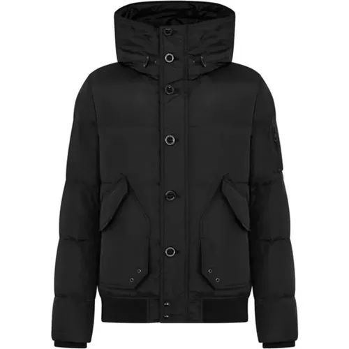 Coats with Zip Closure and Hood , male, Sizes: XL - Belstaff - Modalova
