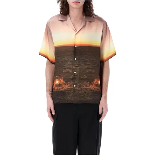 Short Sleeve Shirts , male, Sizes: M, L, XL - Msgm - Modalova