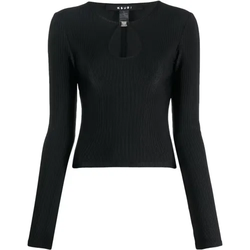 Charmed keyhole top , female, Sizes: XS, S, L - Ksubi - Modalova