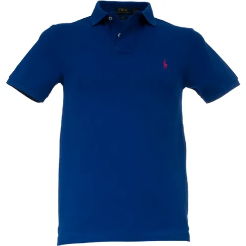 Slim-Fit Cotton Polo Shirt , male, Sizes: S - Polo Ralph Lauren - Modalova