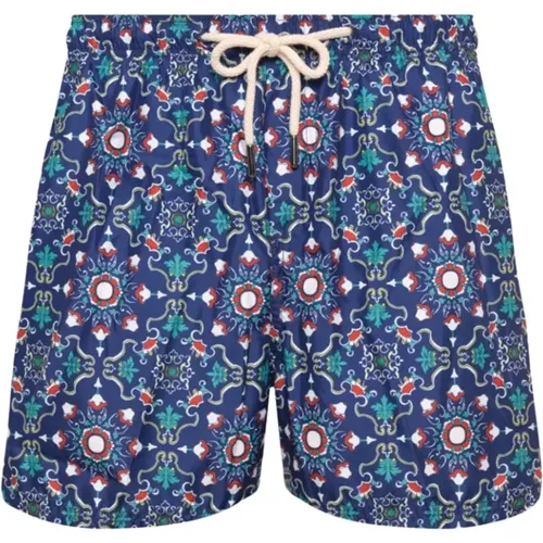 Mediterranean Style Swim Shorts , male, Sizes: 2XL - Peninsula - Modalova