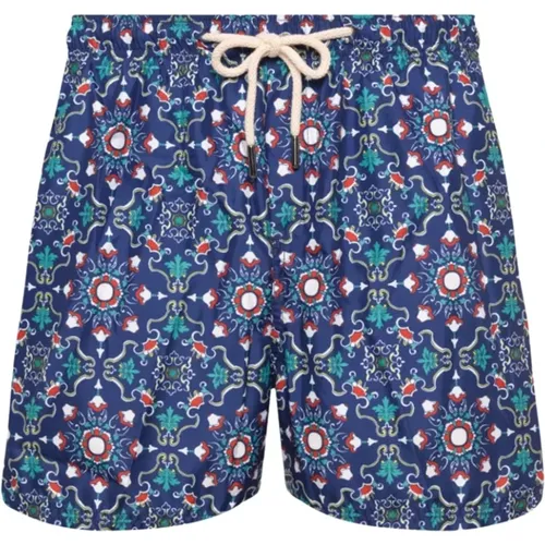 Mediterranean Style Swim Shorts , male, Sizes: 2XL, XL - Peninsula - Modalova