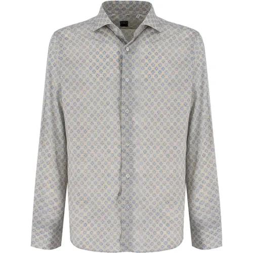 Men's Clothing Shirts C08853_12 Ss24 , male, Sizes: XL, 4XL - Fedeli - Modalova