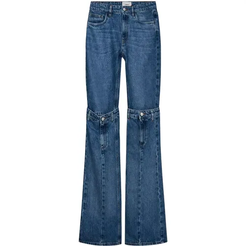 Blaue Wide Leg Jeans Coperni - Coperni - Modalova