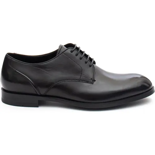 Lace-up Leather Shoes , male, Sizes: 6 UK, 8 UK - Ermenegildo Zegna - Modalova