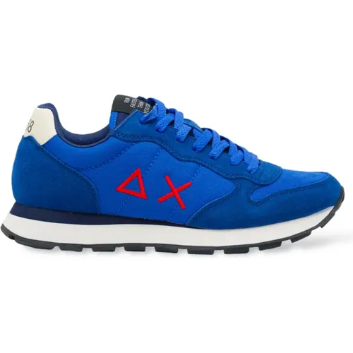 Iconic ΔX Logo Sneakers , male, Sizes: 10 UK - Sun68 - Modalova