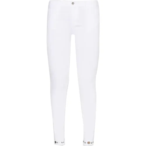 Weiße Hose Elegant Slim Trendy , Damen, Größe: W29 - Liu Jo - Modalova
