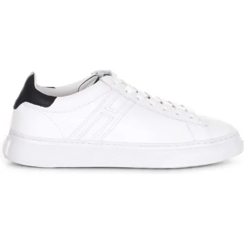 Leather Low Sneakers for Men , male, Sizes: 6 UK - Hogan - Modalova