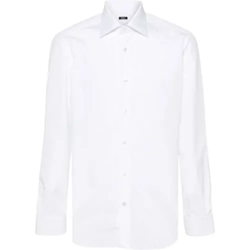 Weiße Casual Hemden , Herren, Größe: 2XL - Barba - Modalova