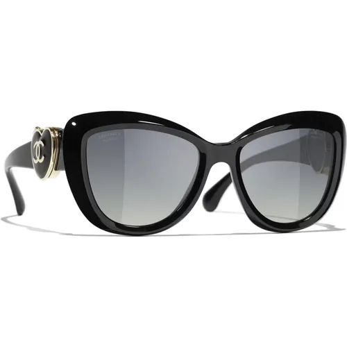 Sunglasses with Original Accessories , female, Sizes: 54 MM - Chanel - Modalova