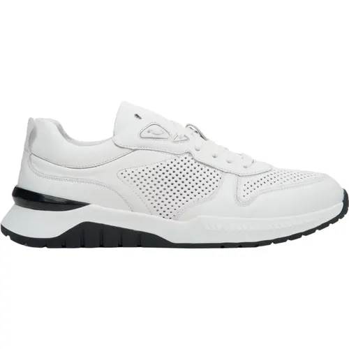 Herren Weiße Perforierte Sneakers Er00112952 , Herren, Größe: 40 EU - Estro - Modalova