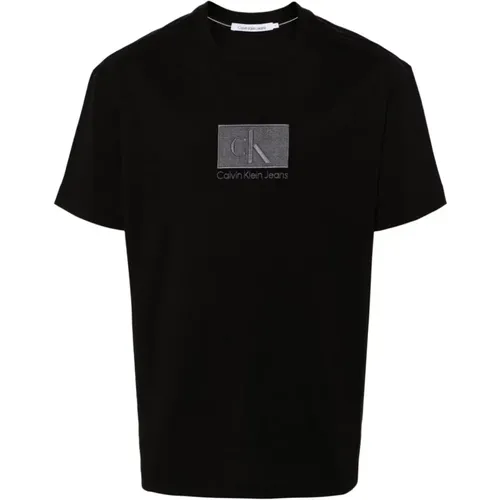 Schwarze T-Shirts und Polos - Calvin Klein Jeans - Modalova