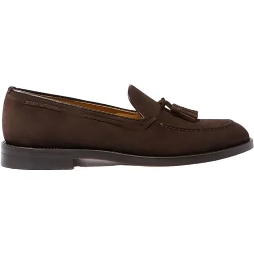 Braune Wildleder Tassel Loafers , Herren, Größe: 39 EU - Scarosso - Modalova