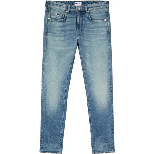 Slim Denim Jeans Blau Baumwolle , Herren, Größe: W36 - GAS - Modalova