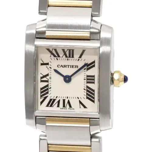 Pre-owned Metal watches , female, Sizes: ONE SIZE - Cartier Vintage - Modalova