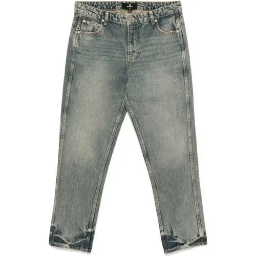 Straight Leg Denim Jeans , male, Sizes: W29, W32, W30, W33, W34, W31 - Represent - Modalova