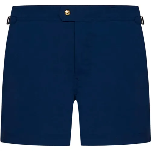 Sea Clothing with Gold Snap Buttons , male, Sizes: S, 2XL - Tom Ford - Modalova
