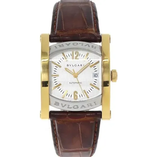 Pre-owned Leather watches , female, Sizes: ONE SIZE - Bvlgari Vintage - Modalova