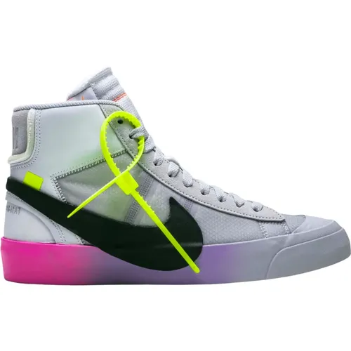 Limited Edition Off-White Blazer Mid Serena Williams , male, Sizes: 4 UK, 11 1/2 UK, 9 UK, 2 UK, 3 1/2 UK, 10 UK, 12 UK, 8 1/2 UK, 4 1/2 UK, 13 1/2 UK - Nike - Modalova