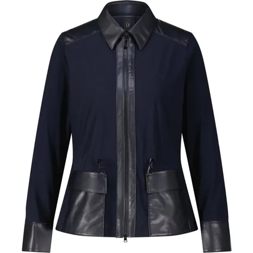 Eleganter taillierter Blazer mit modernen Details , Damen, Größe: M - Marc Cain - Modalova