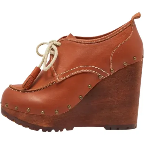 Pre-owned Leather heels , female, Sizes: 6 UK - Chloé Pre-owned - Modalova