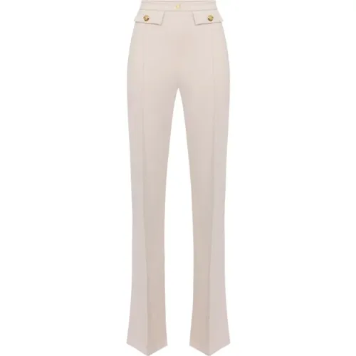 Wide Leg Pants , female, Sizes: M, L, XL - Elisabetta Franchi - Modalova