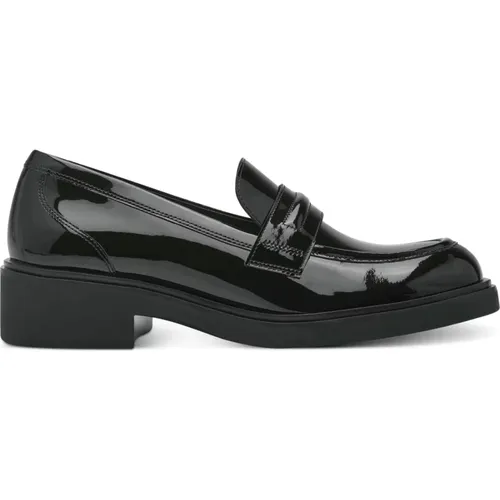 Schwarze Elegante Geschlossene Loafers , Damen, Größe: 39 EU - tamaris - Modalova