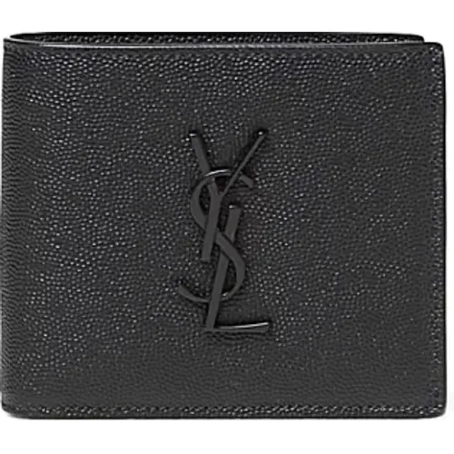 Card Holder Wallet , male, Sizes: ONE SIZE - Saint Laurent - Modalova