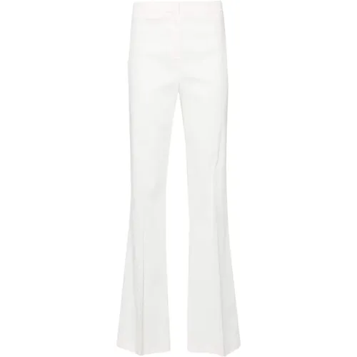 Tailored Linen Trousers , female, Sizes: S, M - pinko - Modalova
