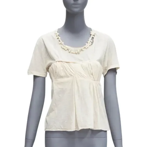 Pre-owned Cotton tops , female, Sizes: M - Louis Vuitton Vintage - Modalova
