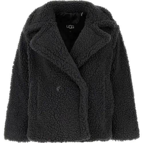 Teddy Gertrude Charcoal Coat , female, Sizes: M - Ugg - Modalova