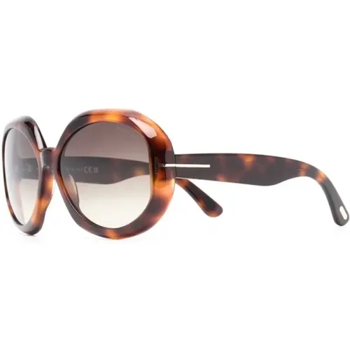 Ft1011 52B Sonnenbrille , Damen, Größe: 62 MM - Tom Ford - Modalova