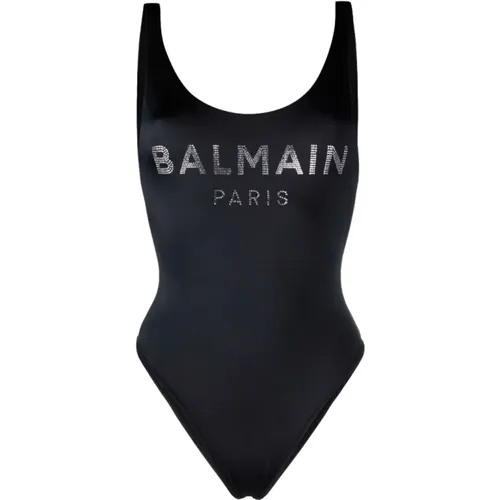 Logo Swimsuit , female, Sizes: 2XS, XS - Balmain - Modalova