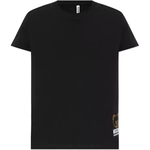 T-Shirt aus der Unterwäschekollektion , Herren, Größe: M - Moschino - Modalova