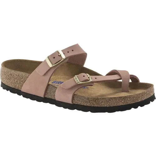 Anatomische Leder-Slide-Sandalen - Birkenstock - Modalova